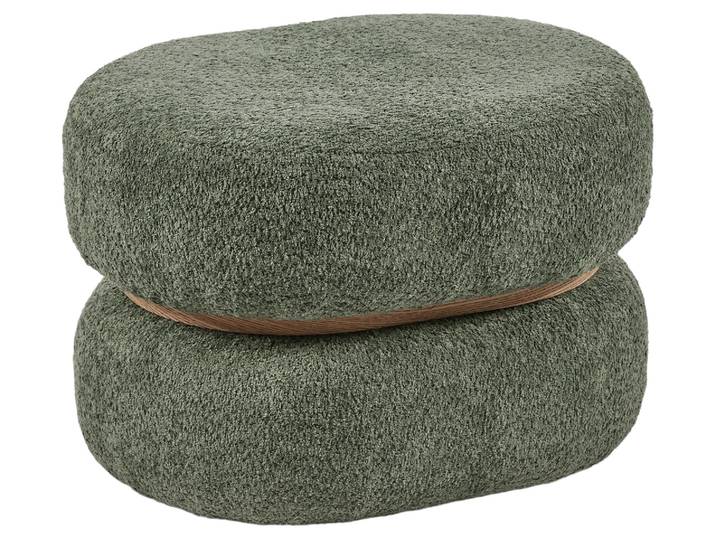 Hocker Oval Grün B: 60 cm Edg