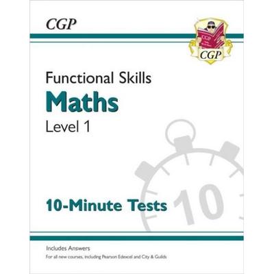 Functional Skills Maths Level 1 - 10 Minute Tests, Taschenbuch von Cgp Books, CGP Books, 978-1-78908-484-9