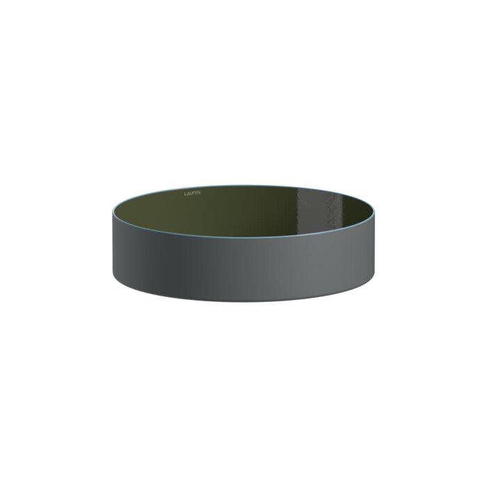Laufen TRICOLOR Waschtisch-Schale H512TC4T981121 400x400x114 mm, ohne Armaturenbank, ohne Hahnloch, ohne Überlauf, Farbe: Olive