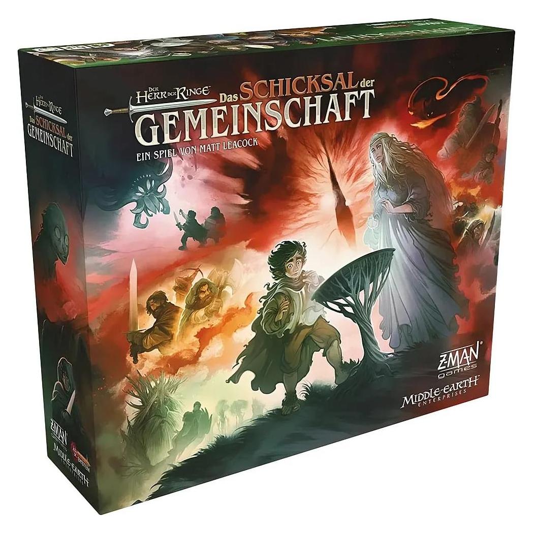 Z-Man Games Der Herr der Ringe: Das Schicksal der Gemeinschaft (Deutsch, 1 - 5 Spieler) (ZMND0030)