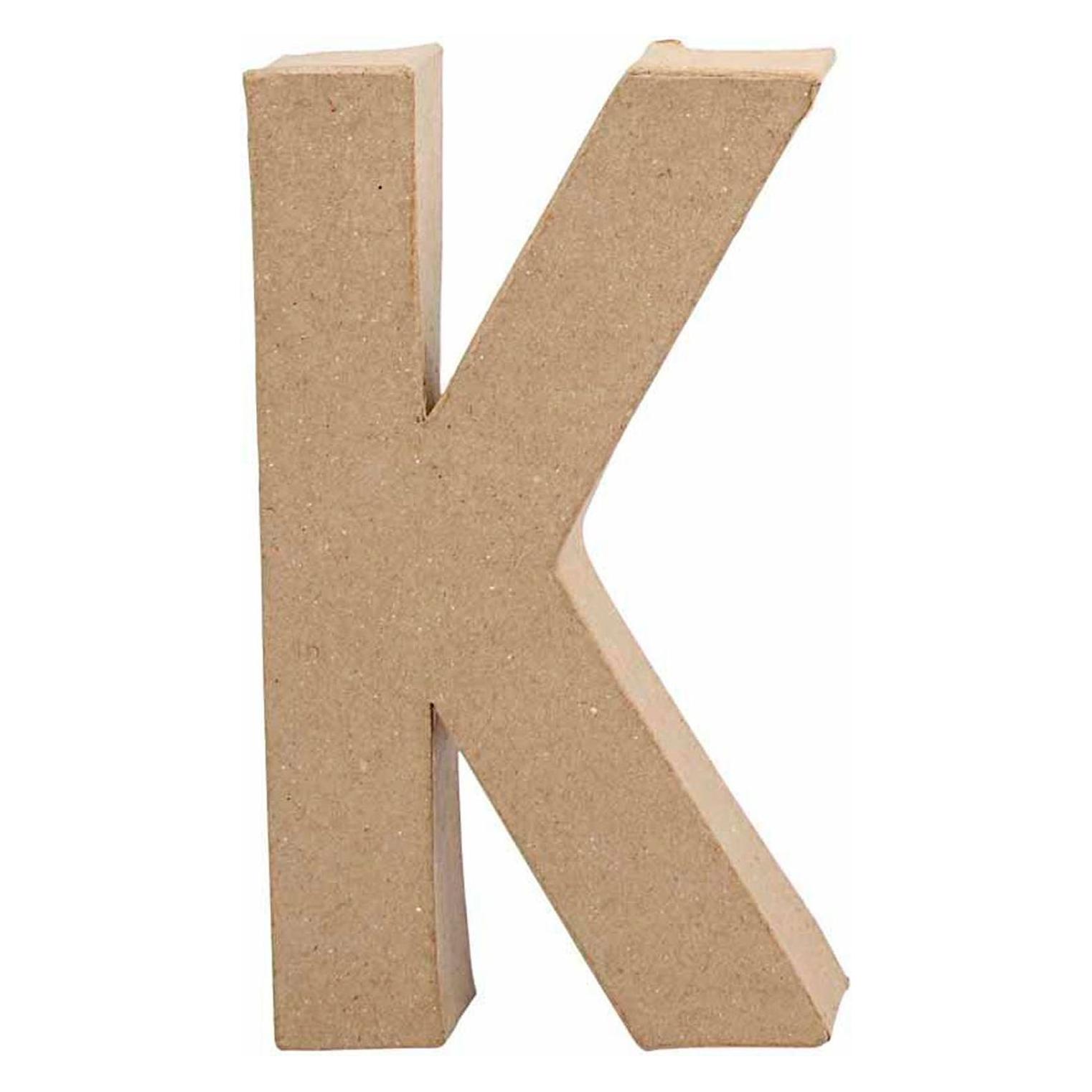 Creativ Company Papp-Buchstabe K 20.3 cm (26610)
