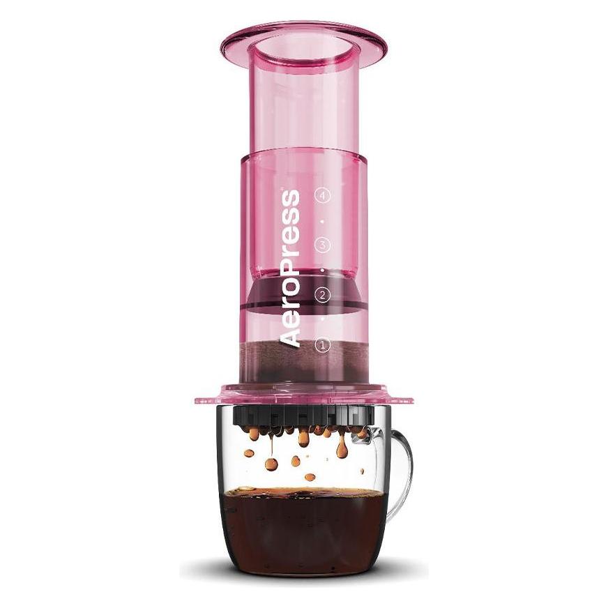 Aeropress Clear Pink - Rosa Kaffeemaschine (0.25 l) (90PK05)