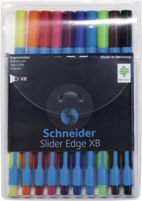 Mix-Set Kugelschreiber Slider Edge XB, 10er-Etui