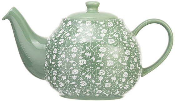 Siip Ditsy Floral 6 Green Cup Teapot