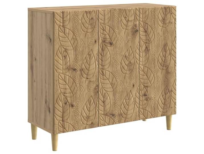 vidaXL Sideboard Artisan-Eiche 89 x 34,5 x 80 cm Holzwerkstoff
