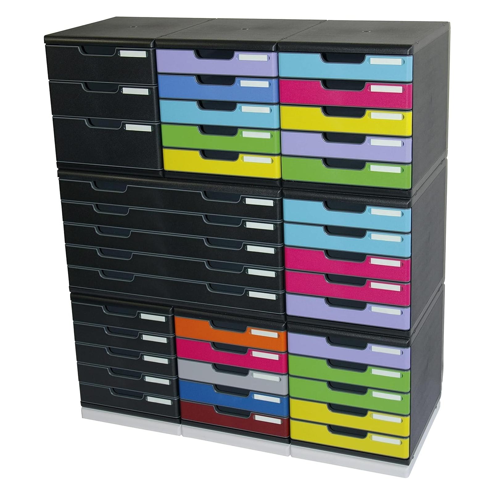 Exacompta Modulierbar Schubladenboxen (A4+) (301414D)