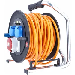 As - Schwabe, Kabelrolle, Hartgummi CEE Kabeltrommel (40 m, 1.50 mm2)