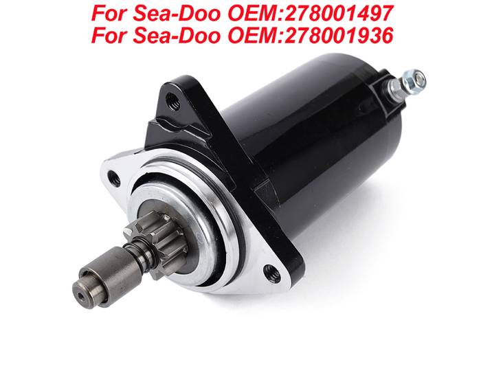 Démarreur pour Sea Doo GSX GTI LE Sea-Doo GTX RFI 278001497 278001936 Démarreur à 8 dents