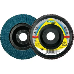 Lamellenschleifteller KLINGSPOR K60, 125x22,23mm gerade