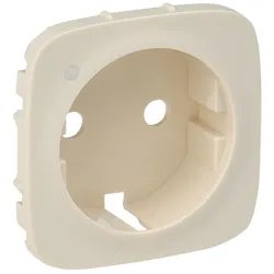 Legrand 754856 Valena Allure Abdeckung Schutzkontaktsteckdose LED Farbe: Mandelweiß