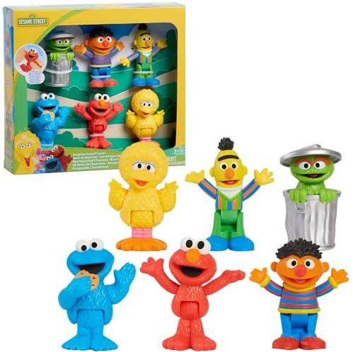 Just Play Ltd. Sesamstraat Buurtvrienden Figuurspeelset – 6-delig