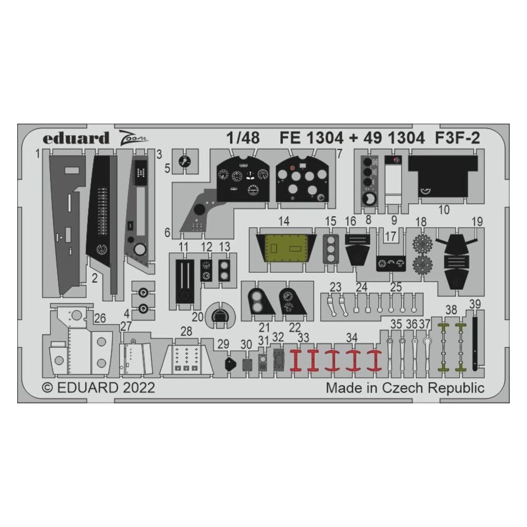Eduard F3F-2 for ACADEMY (FE1304)