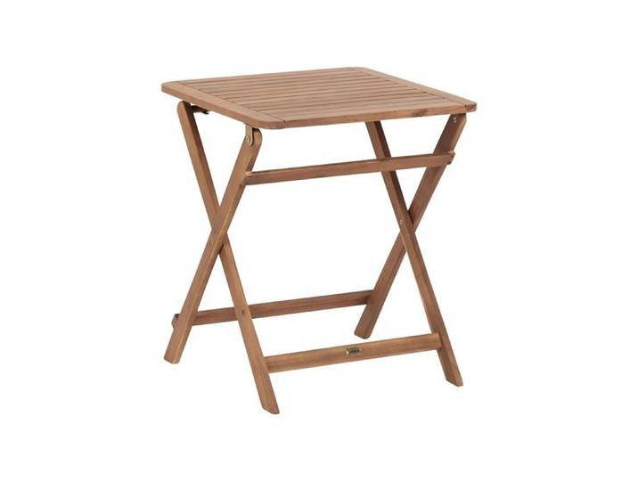Table d'appoint pour le jardin PARAGGI Bois d'acacia certifié Marron Pliant