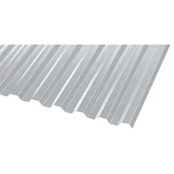Polycarbonat Wellplatten klar Trapez 76/18 1,3 mm 1045 x 2000