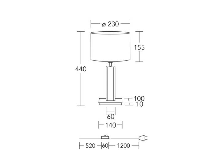 HerzBlut Tischlampe Karl G, weiß / opal, für Wohn- / Esszimmer, Holz, Modern