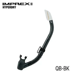 Tusa Imprex II Hyperdry - Schnorchel - QB Black