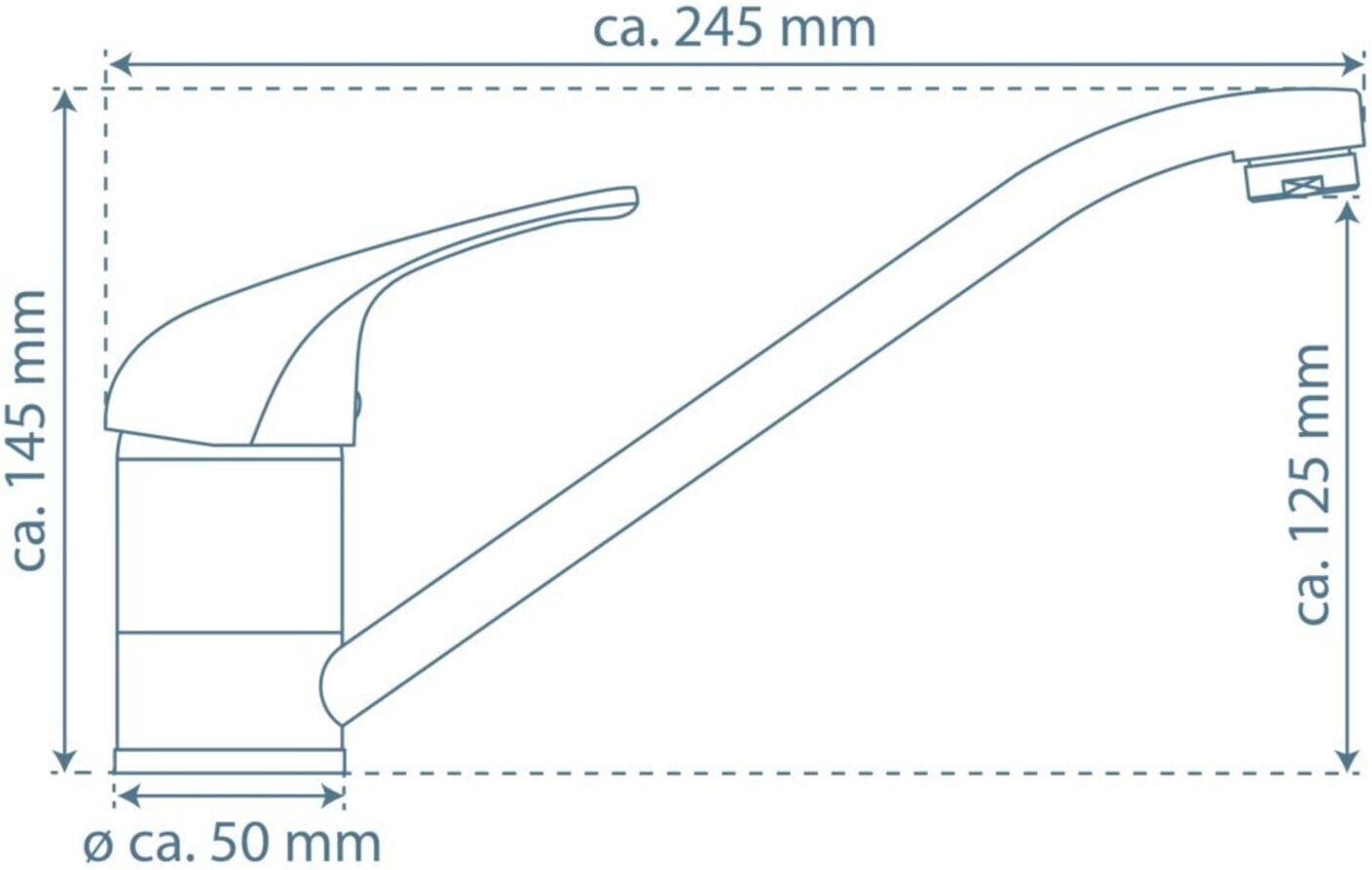 KIRCHHOFF ULTRA Spültischarmatur, Chrom Niederdruck (94900)