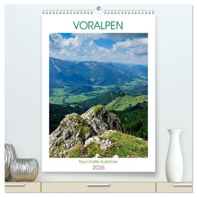 Voralpen (hochwertiger Premium Wandkalender 2026 DIN A2 hoch), Kunstdruck in Hochglanz