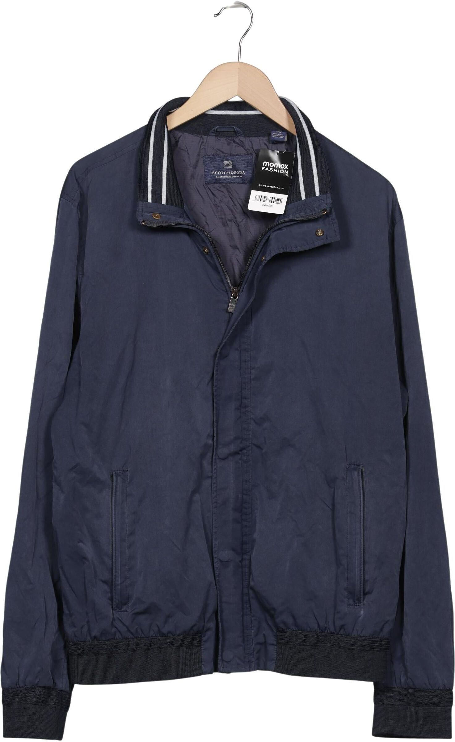 Scotch & Soda Herren Jacke, Marineblau, Gr. Xxl, Synthetik - Second Hand