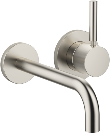 Dornbracht Meta Fertigmontageset 36862660-06 für Wand-Einhebelmischer, Biegeradius von 90°, ohne Ablaufgarnitur, platin matt