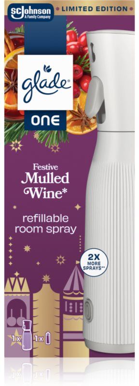 GLADE ONE Festive Mulled Wine désodorisant rechargeable 10 ml