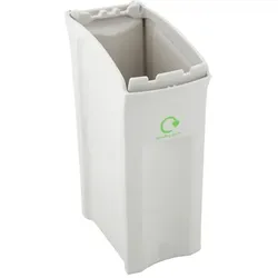 Mülleimer Leafield Recycling Midi Envirobin, 82 L Grau Abfallbehälter für Abfalltrennung mit Beutelhalter
