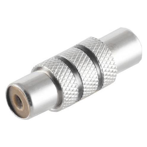 Shiverpeaks S/CONN maximum connectivity Adapter, Cinchkupplung auf Cinchkupplung, Metall schwarz (Winkeladapter) (57040-MS)