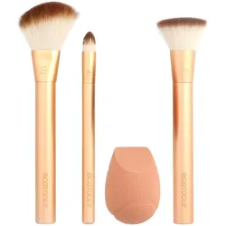 EcoTools, Schminkpinsel, Precious Metals Face Blend + Sculpt Set (Set)