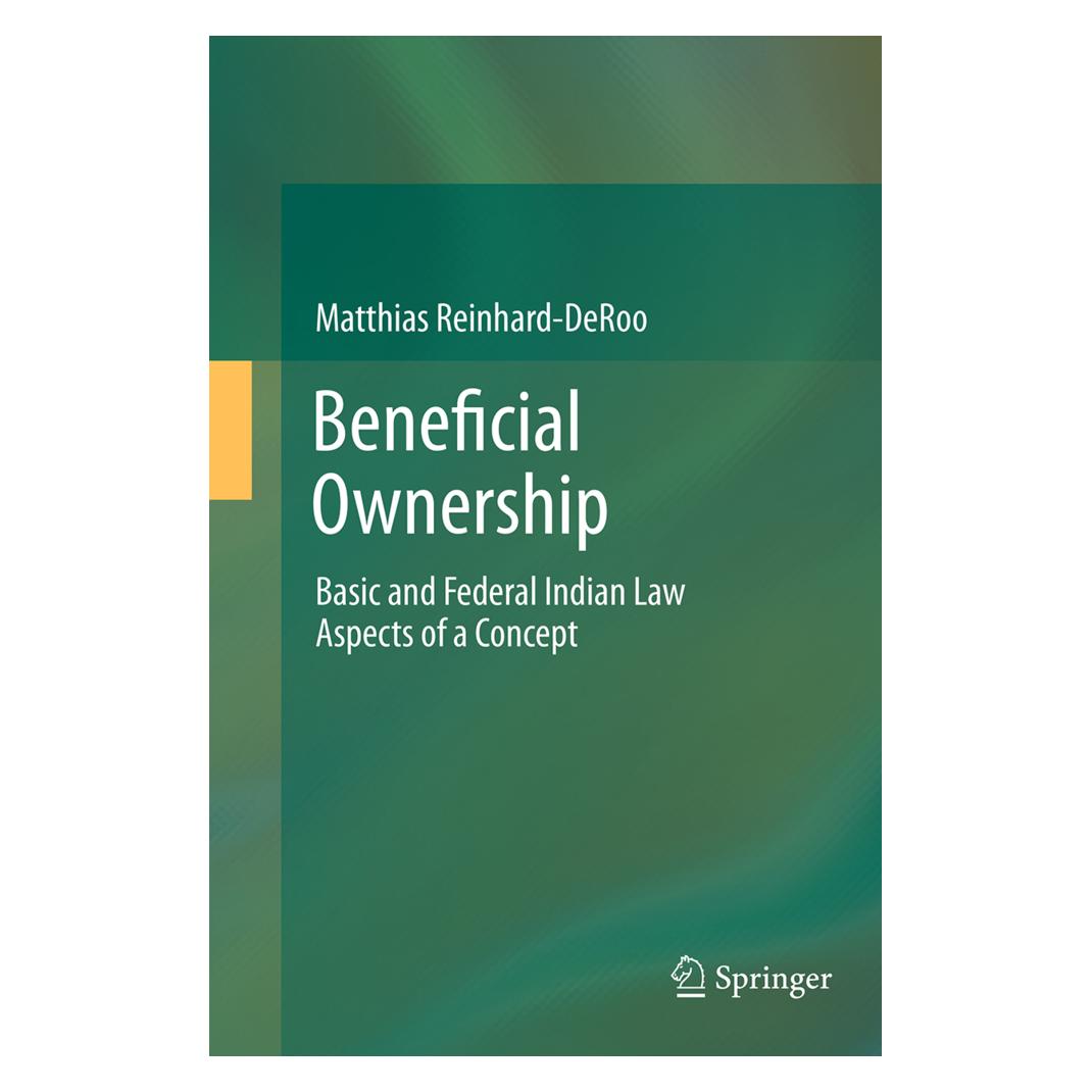 Springer Beneficial Ownership (Englisch, Softcover, Matthias Reinhard-DeRoo) (55830003)
