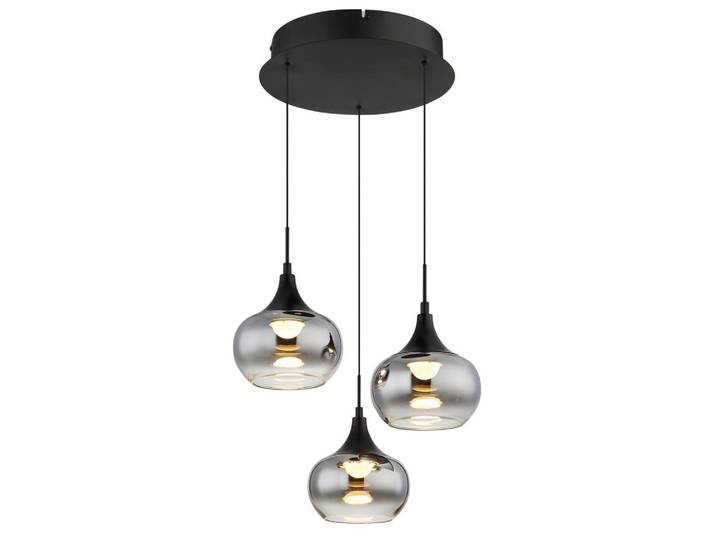 Hängeleuchte Lui Rauchglas, DxH: ca. 37x150 cm