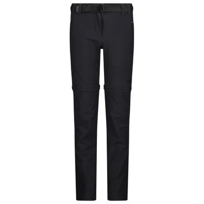 CMP - Girl's Stretch Zip Off Pant - Zip-Off-Hose Gr 98 schwarz