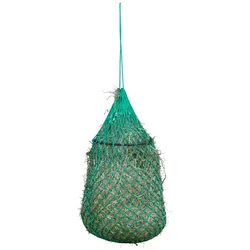 Kerbl Heunetz mit Ring grün engmaschig 120cm Maschenweite 4,5 x 4,5 cm