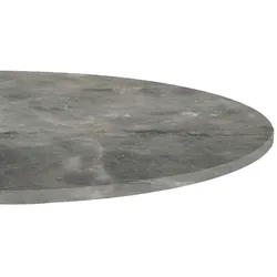 Restootab - Tischplatte Ø80 Dekor metallisierter Stein