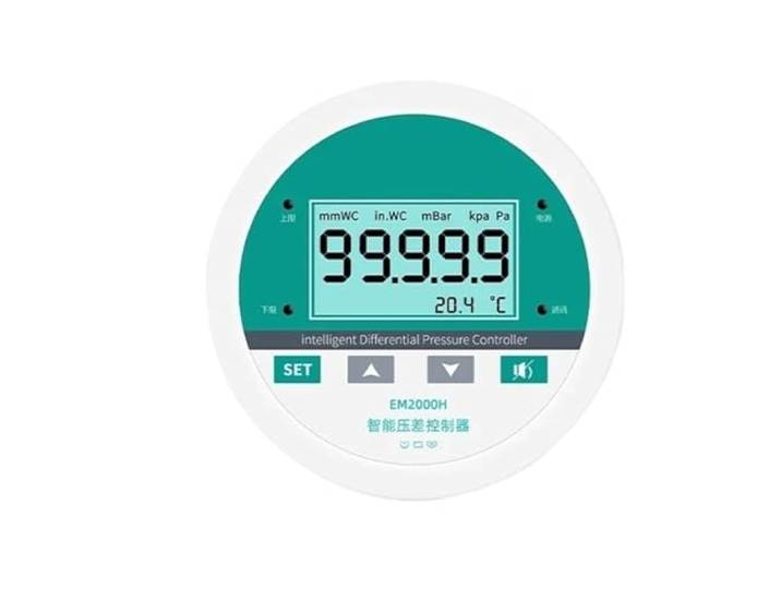 Manometer digitaler Differenzdruck, Mutifunction Controller-Sensor-Sender(0-500pa,Output 4-20mA)