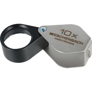 Eschenbach Lupe 117610, 10x Vergrößerung, Einschlaglupe, Ø 21mm