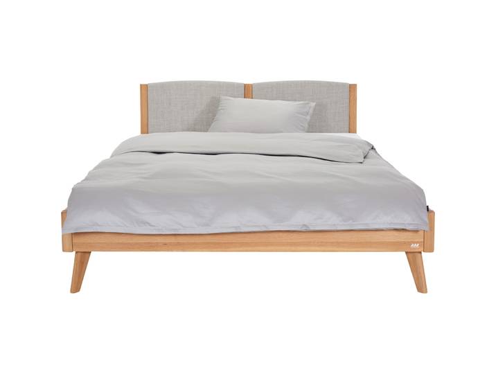Hasena Bett Lounge Eiche Nature Massivholz 160 x 200 cm - Bett