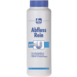 Dr. Becher 1433000 Abfluss Rein Rohrreiniger Dose 1 kg mit Kraftperlen, beseitigt Verstopfungen in Abflüssen