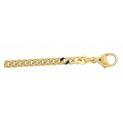 Armband ADELIA´S "18,5 cm Flachpanzer Armband 333 Gold ( 8K )", gold, Armbänder, Damen, 18,5cm, Gold, Armband, Goldarmband