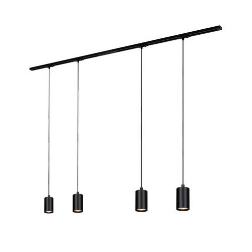 Briloner Schienen-Komplett-System 1phasig GU10 Schwarz