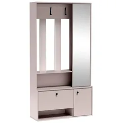 GARDEROBENSCHRANK SETA 100/190/33 Modern Garderobenschrank Kaschmir