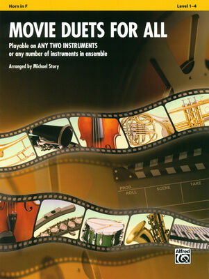 Alfred Music Publishing Movie Duets For All Horn