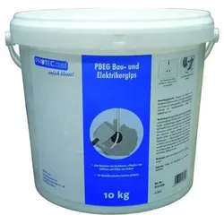 PROTEC Bau- und Elektrikergips 10kg-Eimer PBEG (MHD)