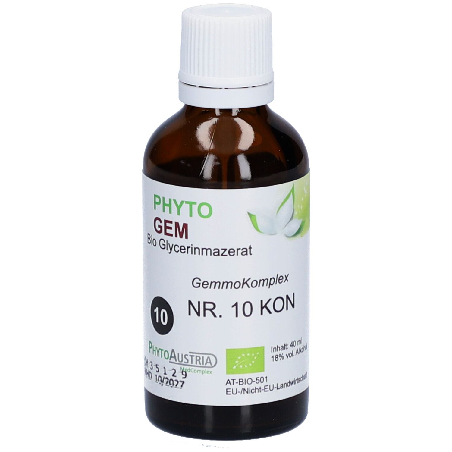 Phytogem NR 10 Konzentration 40 ml Tropfen zum Einnehmen