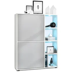 HIGHBOARD Cuba Türen in Hellgrau seidenmatt