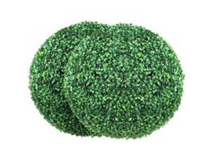 VEVOR 2x Buchsbaumkugel Künstlich Ø50,8cm Garten Deko Buchsbaum Kugel künstlich Buchskugel Kunstpflanze aus PE, Holz, PP inkl. 2 Stk. Dekorative LED-Leuchten und 10 Stk. Ersatzblätter