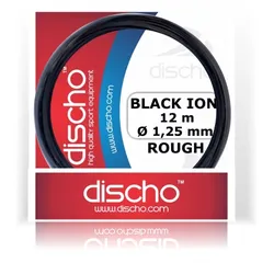 Tennissaite - DISCHO BLACK ION ROUGH  - 12 m