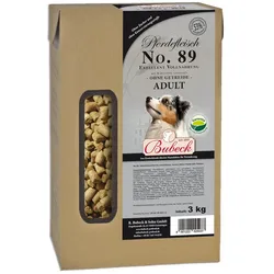 Bubeck Nr. 89 Adult Pferdefleisch mit Kartoffel gebacken Hundetrockenfutter 3 Kilogramm