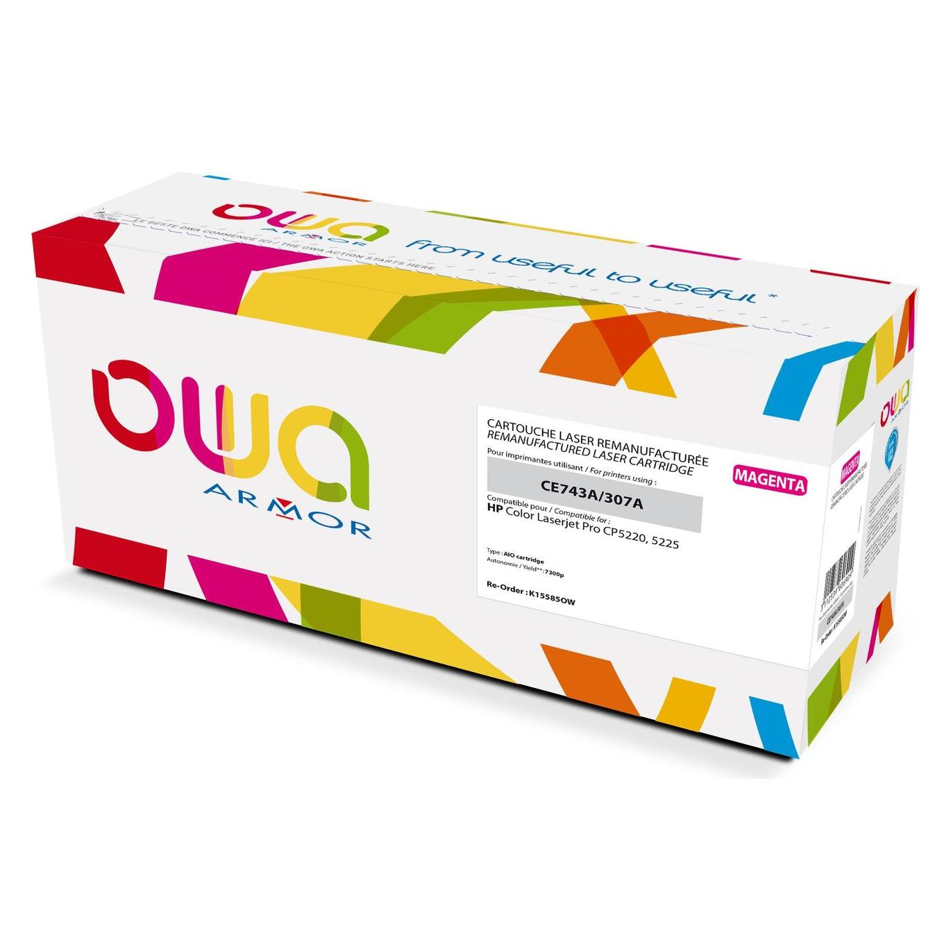 Armor OWA OWA - Magenta  - wiederaufbereitet - Tonerpatrone (Alternative zu: H (M) (K15585OW)
