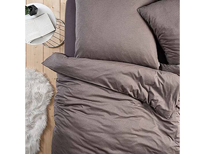 ESTELLA Kissenbezug Takoma Taupe 80x80 cm bügelfreie Qualität pflegeleicht & trocknerfest ideale Vier-Jahreszeiten-Garnitur 100% Baumwolle