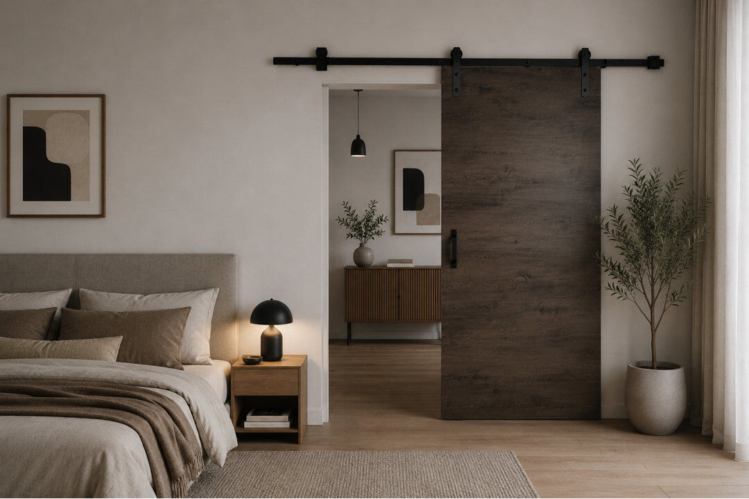 Brayden Studio Door Dark Brown 106cm x 205cm